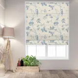 LUNA Rural Pastoral Print Polyester Cotton Roman Shade
