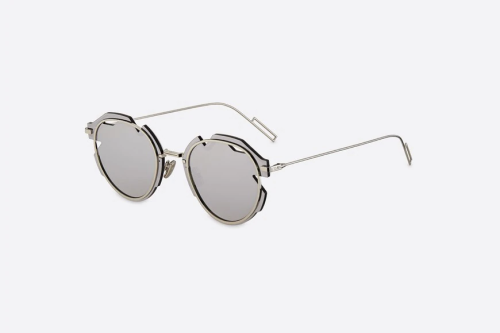 DiorBreaker Silver-Mirrored Pantos Sunglasses