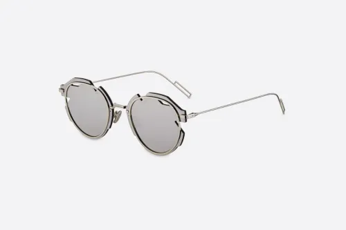 DiorBreaker Silver-Mirrored Pantos Sunglasses