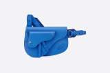 Saddle Pouch Blue Grained Calfskin