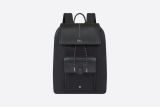 Backpack Black Technical Fabric and Calfskin