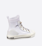 Walk'n'Dior High-Top Sneaker White Technical Mesh and Calfskin