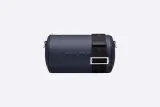 Roller Messenger Bag Blue Calfskin