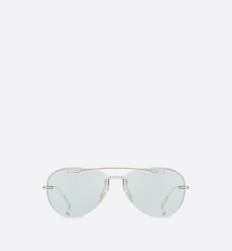DiorChroma1 Light Blue Pilot Sunglasses