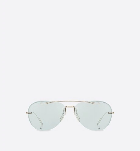 DiorChroma1 Light Blue Pilot Sunglasses