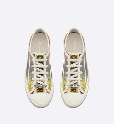 Walk'n'Dior Sneaker Multicolor Gradient Embroidered Cotton