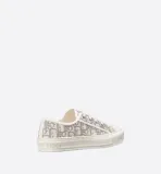 Walk'n'Dior Sneaker Gray Dior Oblique Embroidered Cotton