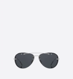 DiorChroma1 Gray Pilot Sunglasses