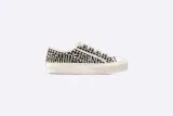 Walk'n'Dior Sneaker Black and White Houndstooth Embroidered Canvas