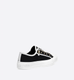 Walk'n'Dior Low-Top Sneaker Black Calfskin and Canvas