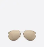 AnDiorid Gold-Mirrored Pilot Sunglasses