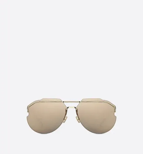 AnDiorid Gold-Mirrored Pilot Sunglasses