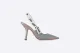 J'Adior Slingback Pump Gray Technical Fabric