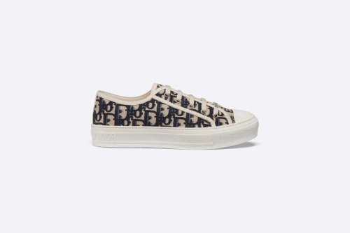 Walk'n'Dior Sneaker Blue Dior Oblique Embroidered Canvas