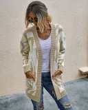 Falls Zebra Long Pocket Cardigans