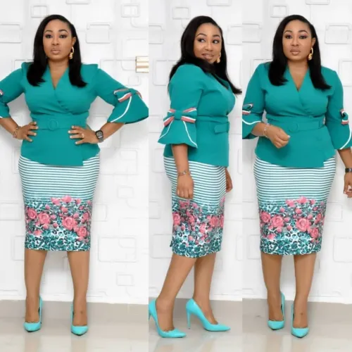 Mother of the Bride Peplum Midi Dress