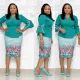 Mother of the Bride Peplum Midi Dress