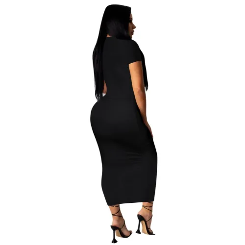 Summer Mesh Patchwork Midi Dress