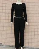 Autumn Casual Two Piece Knit Leisure Set