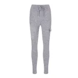 Gray High Waist Pocket Jogging Pants