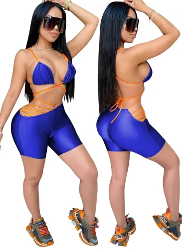 Party Sexy Matching Bra and Shorts Set
