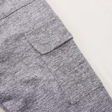 Gray High Waist Pocket Jogging Pants