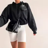 Sexy Knitted Fitness High Waist Shorts