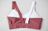 Sports Yoga Contrast Bra and High Waist Legging Set