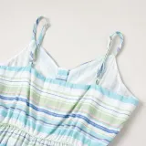 Summer Family Mommy Stripes Strap Dress