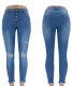 Western High Waist Ripped Fit Jeans