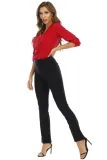 Western Elegant Plain Office Trousers