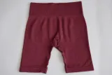 Sports Yoga Plain Bra and High Waist Shorts Set