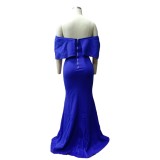 Sexy Sweetheart Plain Mermaid Evening Dress