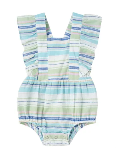 Summer Family Todder Girl Striped Rompers