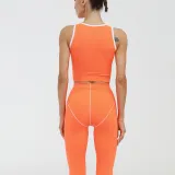 Sports Yoga Sleeveless Crop Top and High Waist Legging Set