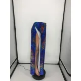 Tie Dye High Waist Slit Pants