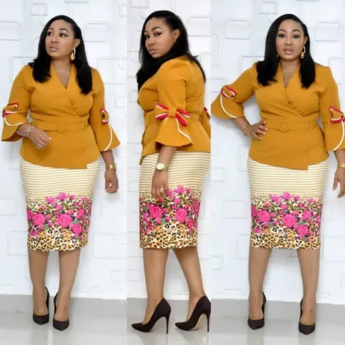 Mother of the Bride Peplum Midi Dress