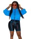 Autumn Neon Shorts Tracksuit