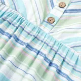 Summer Family Girl Stripes Strap Dress