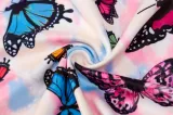 Sexy Two Piece Butterfly Mini Skirt Set