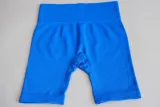 Sports Yoga Plain Bra and High Waist Shorts Set