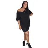 Summer Casual Two Piece Plain Shorts Set