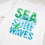 Summer Family Daddy Print White Shirt
