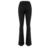Western Elegant Plain Office Trousers