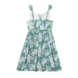 Summer Family Girl Floral Strap Dress