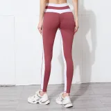 Sports Yoga Contrast Bra and High Waist Legging Set