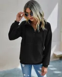 Autumn Plain Pocket Zipper Shirt
