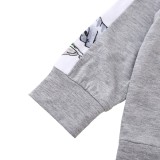 Cartoon Print Boy Long Sleeve Tracksuit