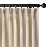 Paisley Print Polyester Linen Curtain Drapery IRIS