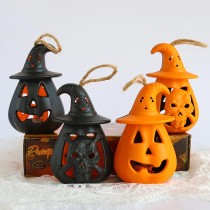 Halloween Pumpkin Lights Battery Power Pumpkin Portable Lantern Decoration Party